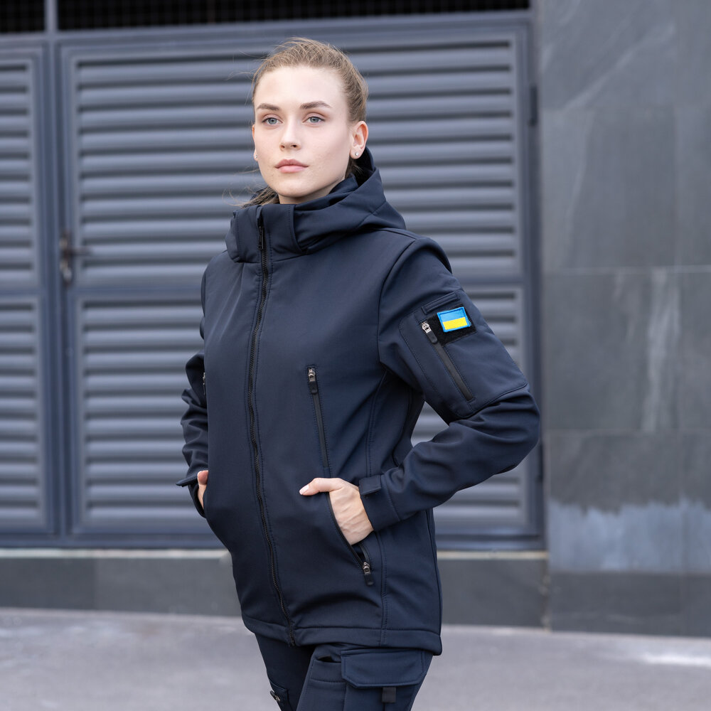 Куртка жіноча тактична Pobedov Motive 345636 XXXL Темно-синій (00000005842)