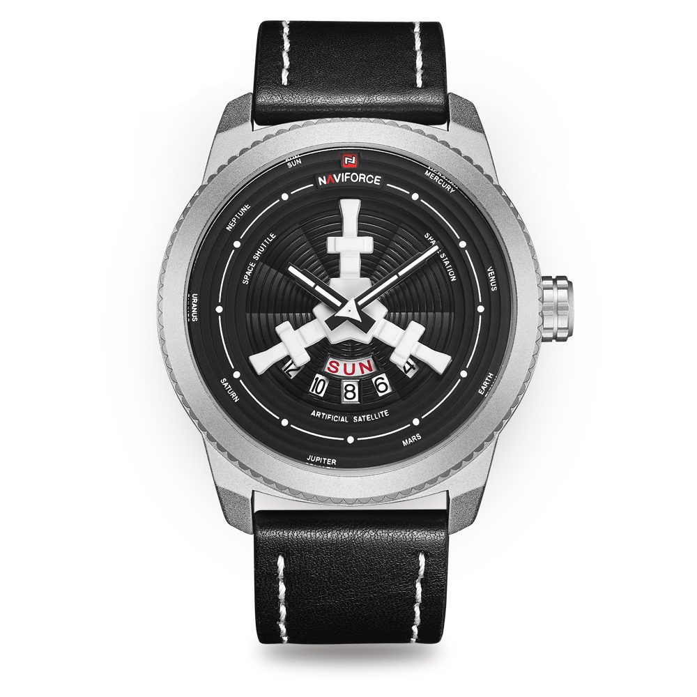Часы NaviForce SWB-NF9156 Silver-Black (9156SWB)