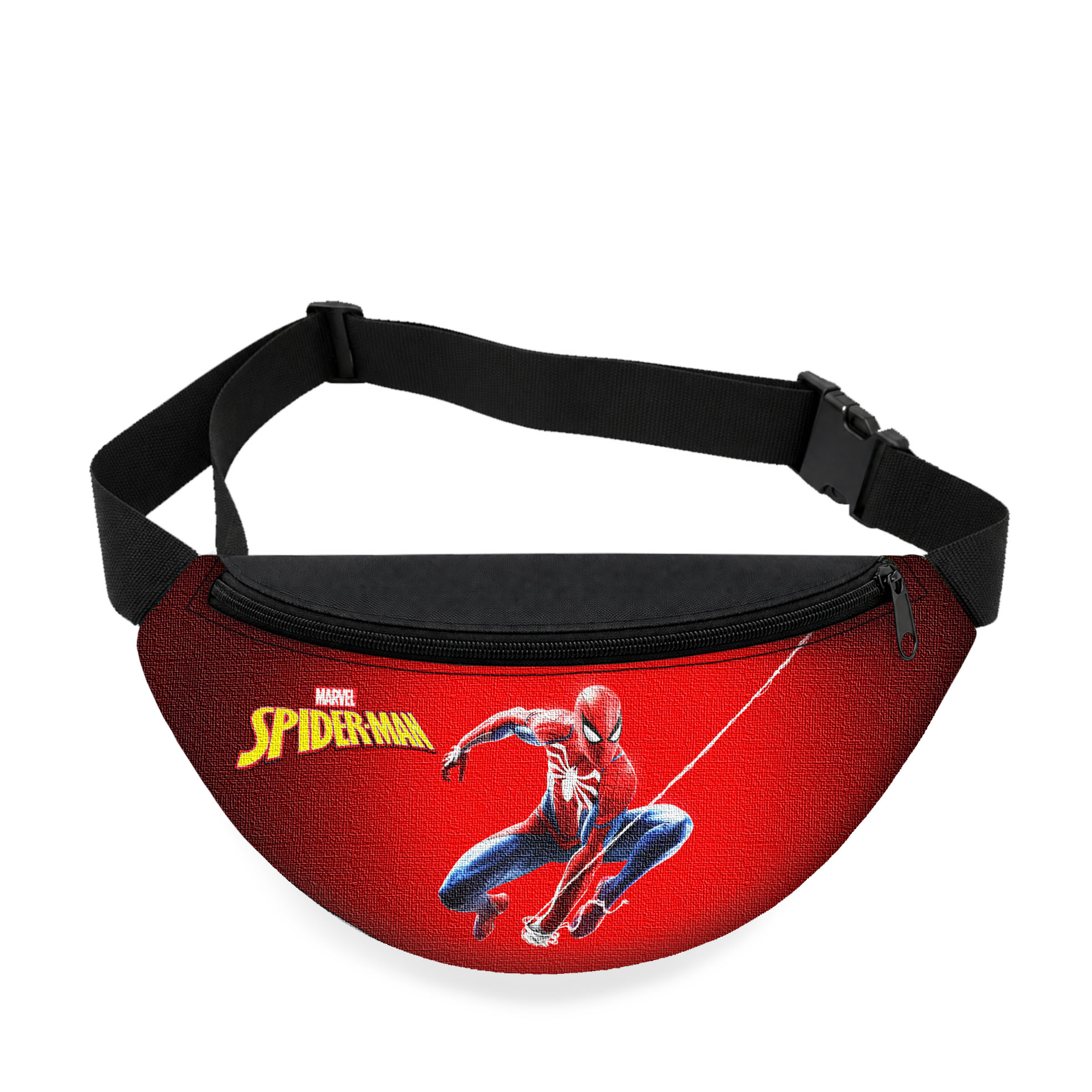 Дитяча бананка Spider-Man, чорна, 32x15x7.5 см