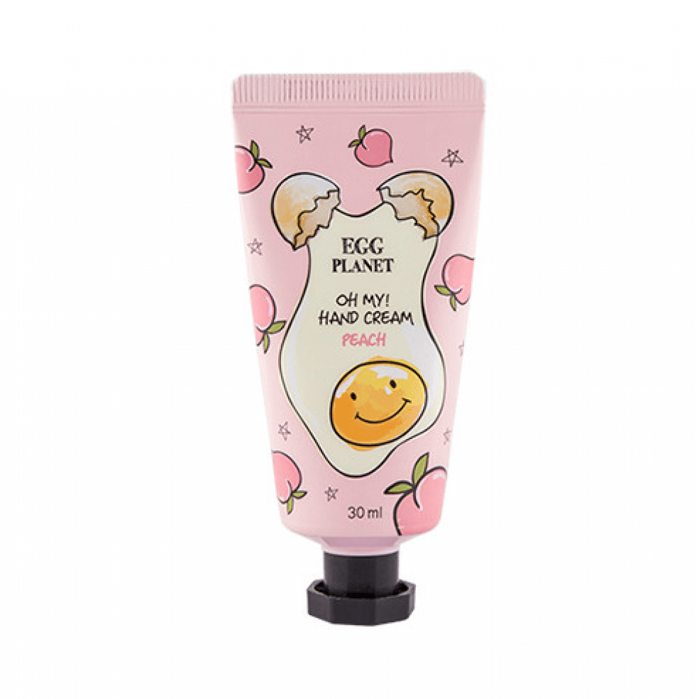 Крем для рук з ароматом персика Daeng Gi Meo Ri Egg Planet Hand Cream Peach 30 мл (8807779088862)