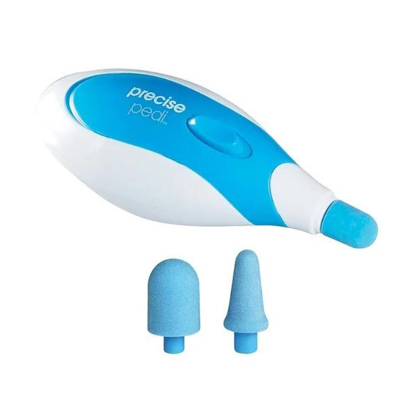 Отшелушиватель для пяток Precise Pedi роликовая пилка White Blue (kz061-hbr)