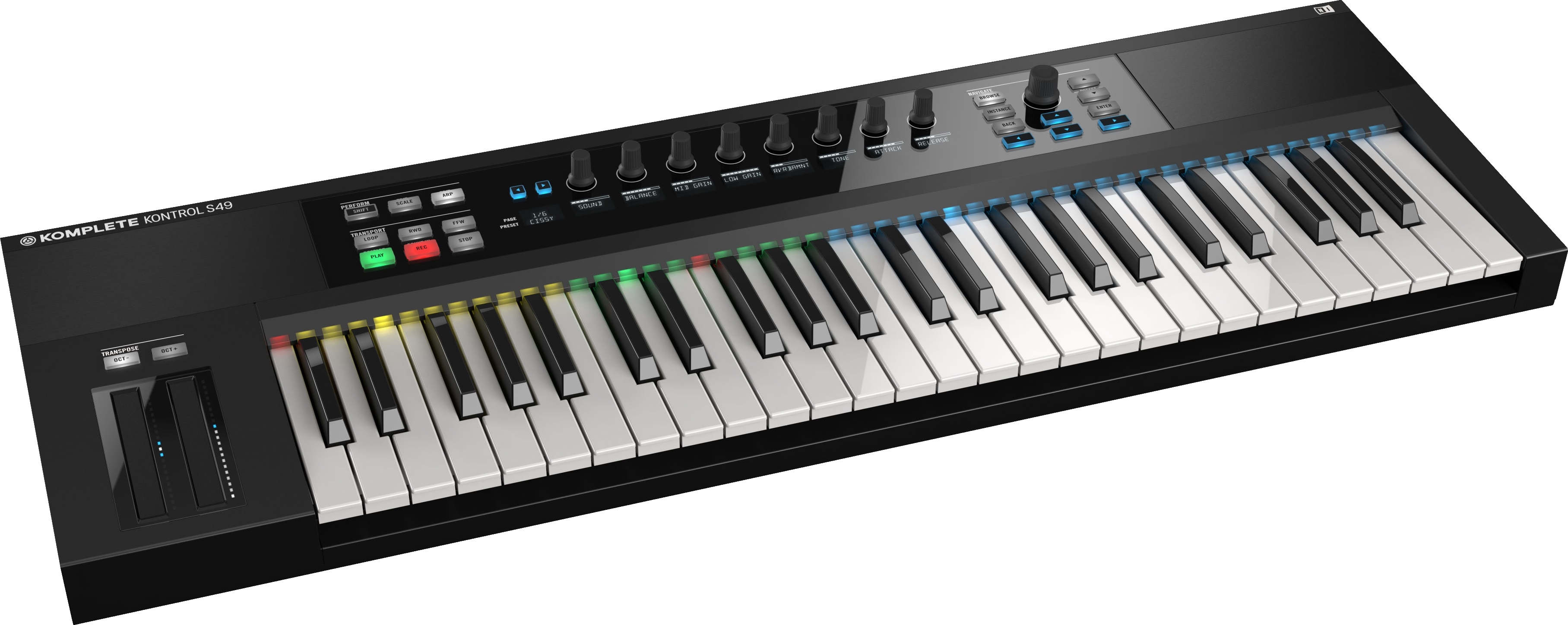 MIDI-клавіатура Native Instruments Komplete Kontrol S49 MK2 Black (DP08284)