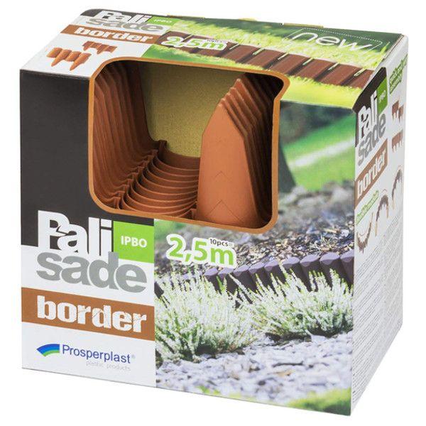 Бордюр садовый Prosperplast Garden BORDER терракотовый 2,5 м