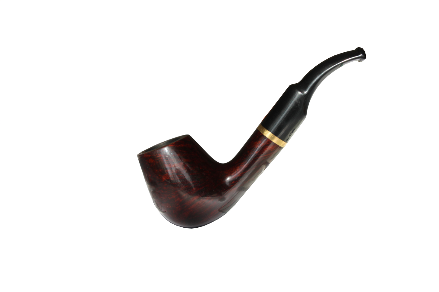 Трубка Brog 1.8 x 3.8 см Чорна із коричневим (67 BR)