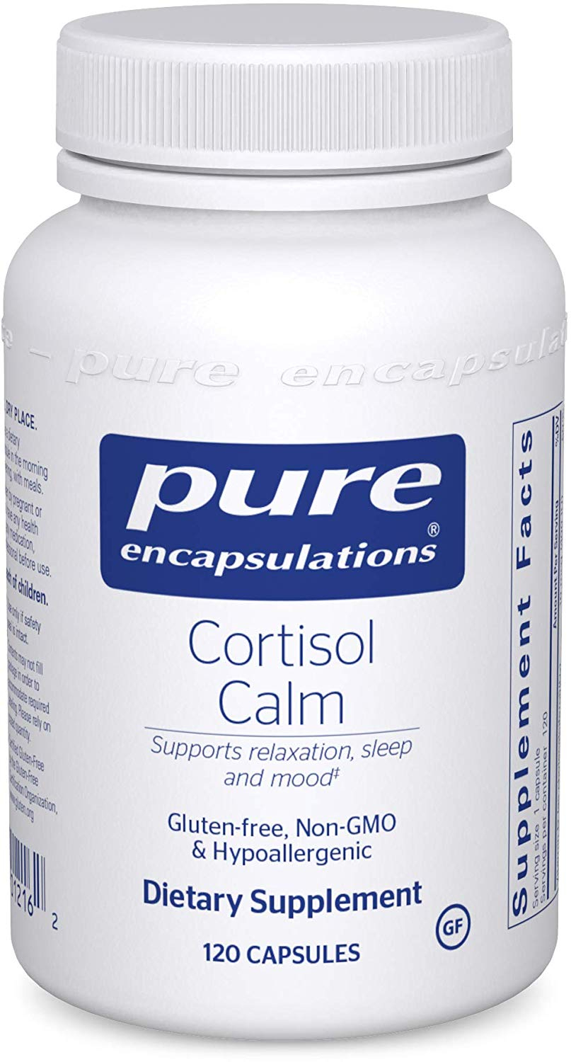 Кортизол Pure Encapsulations для поддержания здорового уровня 120 капсул (31391)