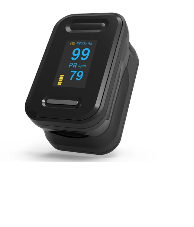 Пульсоксиметр на палец OYK-81C для изменения пульса и сатурации крови Pulse Oximeter Black (MAS40391)