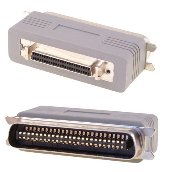 Перехідник накопичувача Roline SCSI HD50mini-Centronics50 F/M Ext срібний (11.01.7950)