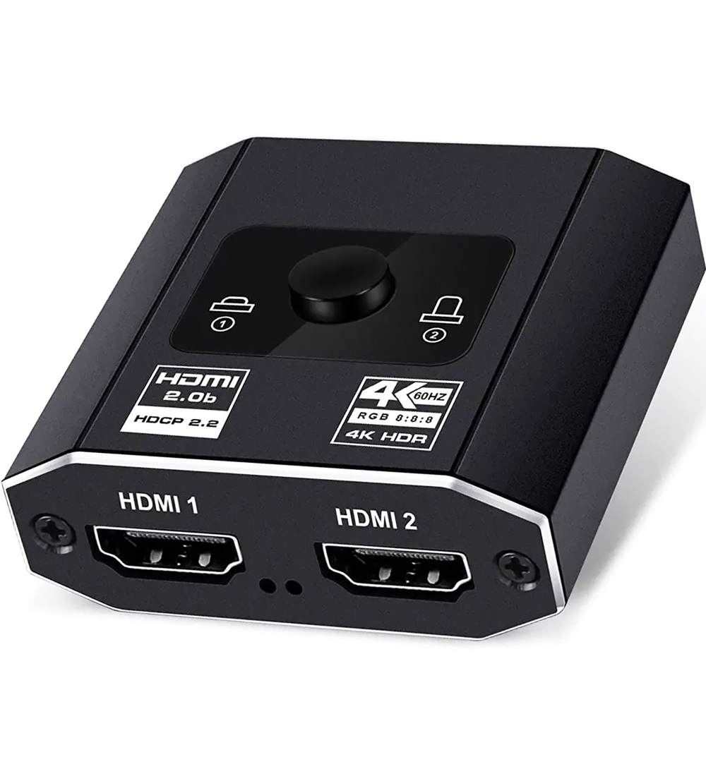 Двосторонній HDMI розгалужувач Addap Bi-Direction Switch на 2 канали HVS-08 2 в 1