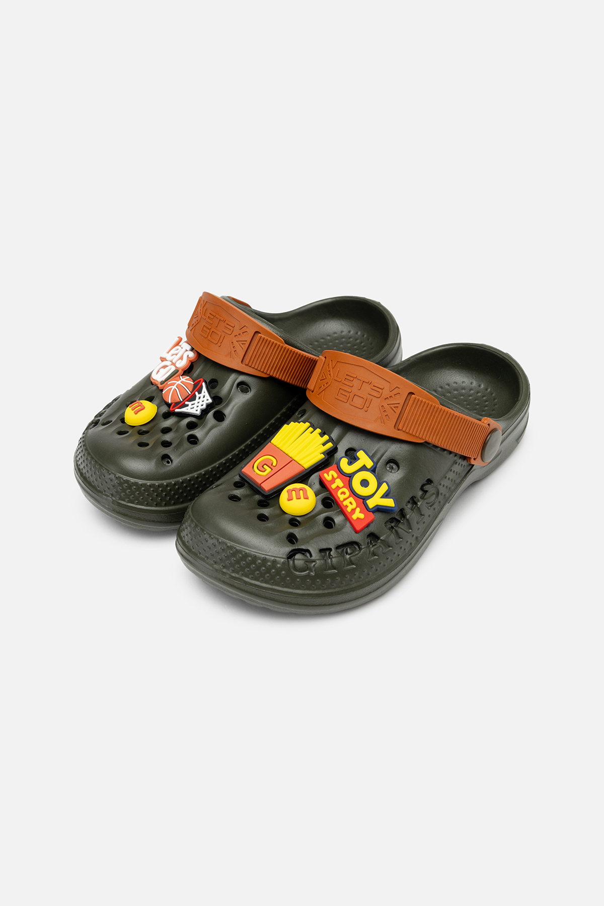Кроксы для мальчика Gipanis 32 Хаки ЦБ-00248037 (SKT000988426)