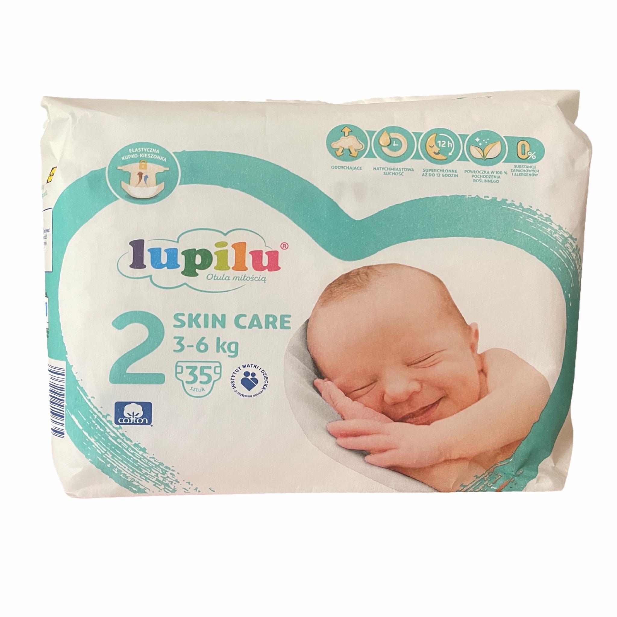 Подгузники Lupilu Skin Care 2 Mini 3-6 кг 35 шт