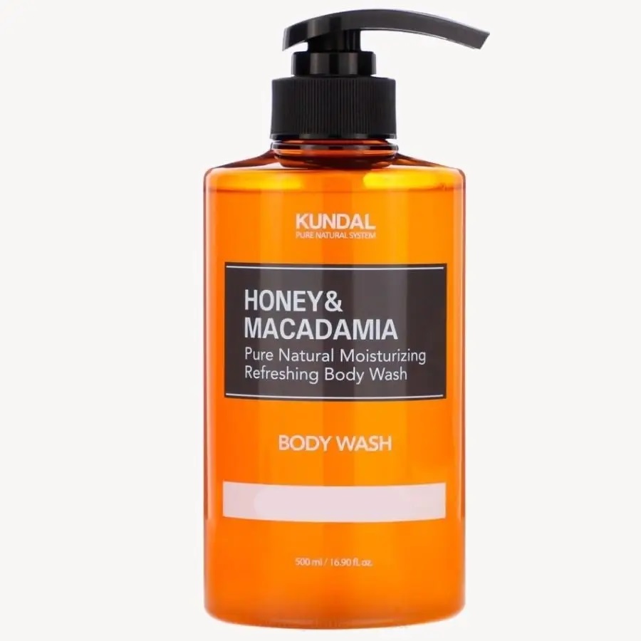 Гель для душу Honey  Macadamia Body Wash Warm Cotton Kundal 500 мл