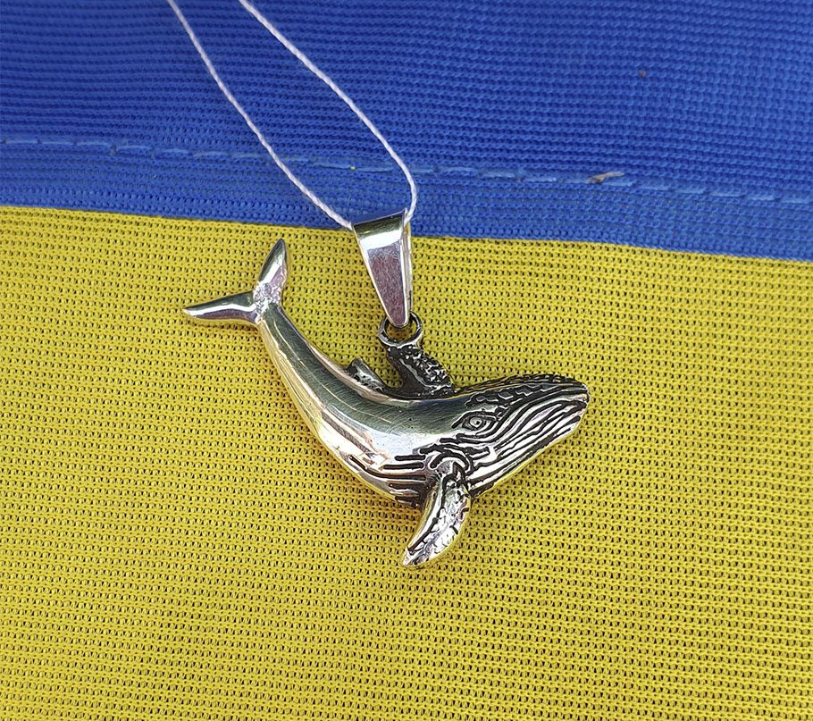 Подвеска кит Maxi Silver 7565