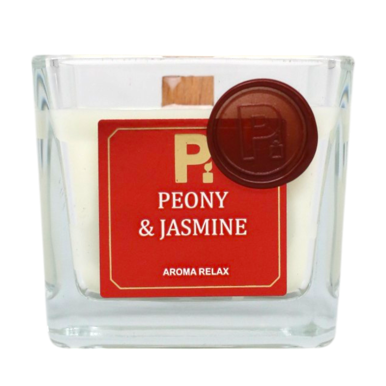 Свеча в стакане соевая Pako-If Peony & Jasmine 7x7 см
