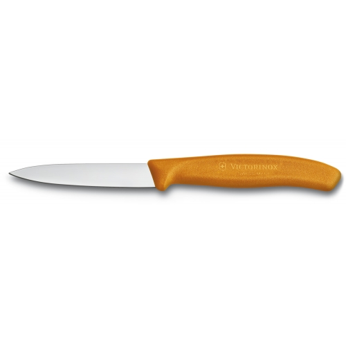 Кухонный нож Victorinox SwissClassic для нарезки 80 мм Оранжевый (6.7606.L119)