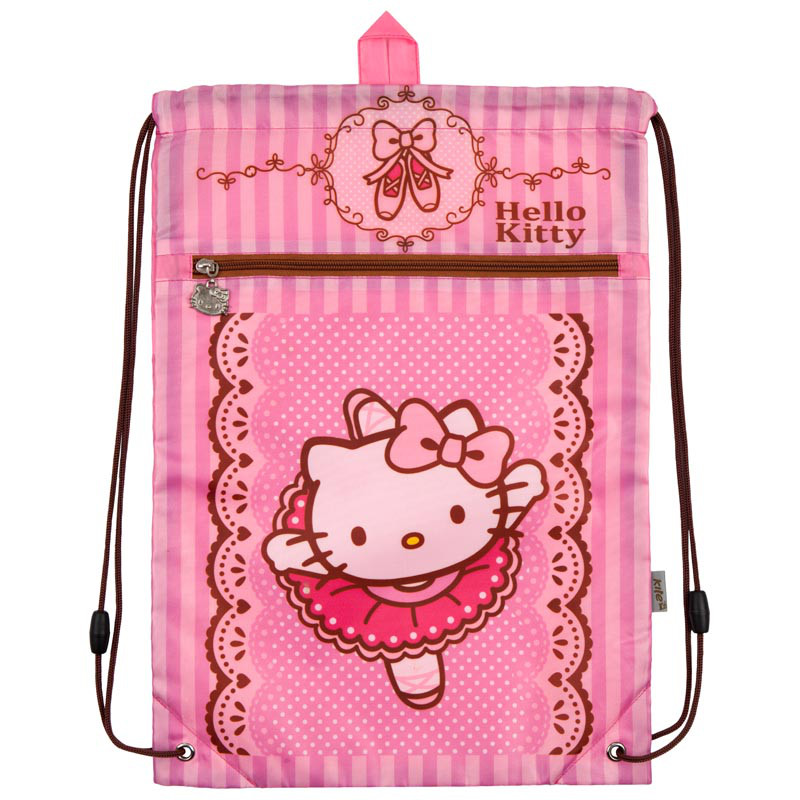 Сумка для взуття з кишенею Kite Hello Kitty Рожевий (HK18-601M-1)