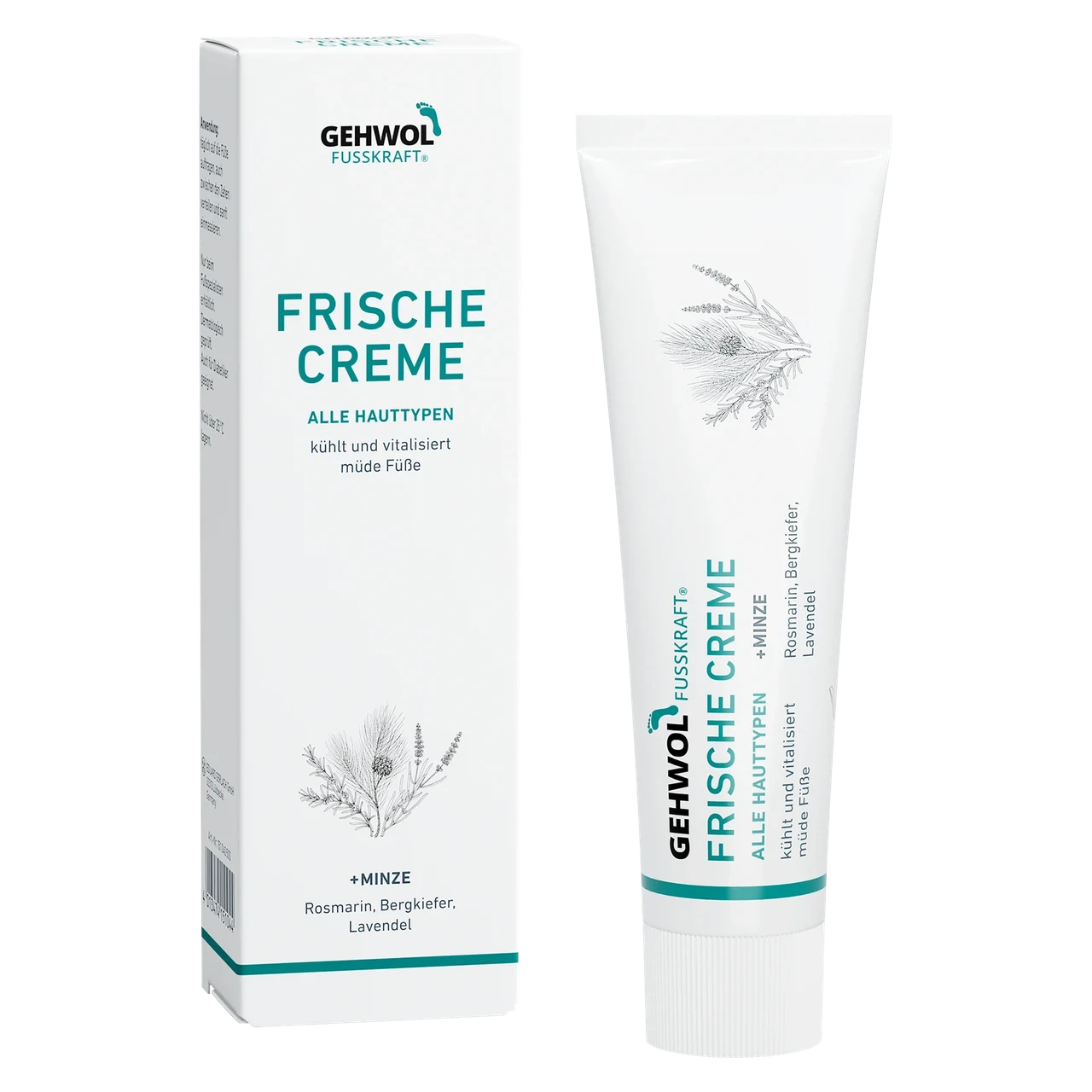 Мятный бальзам для ног Gehwol Fusskraft Refreshing Cream 75 мл