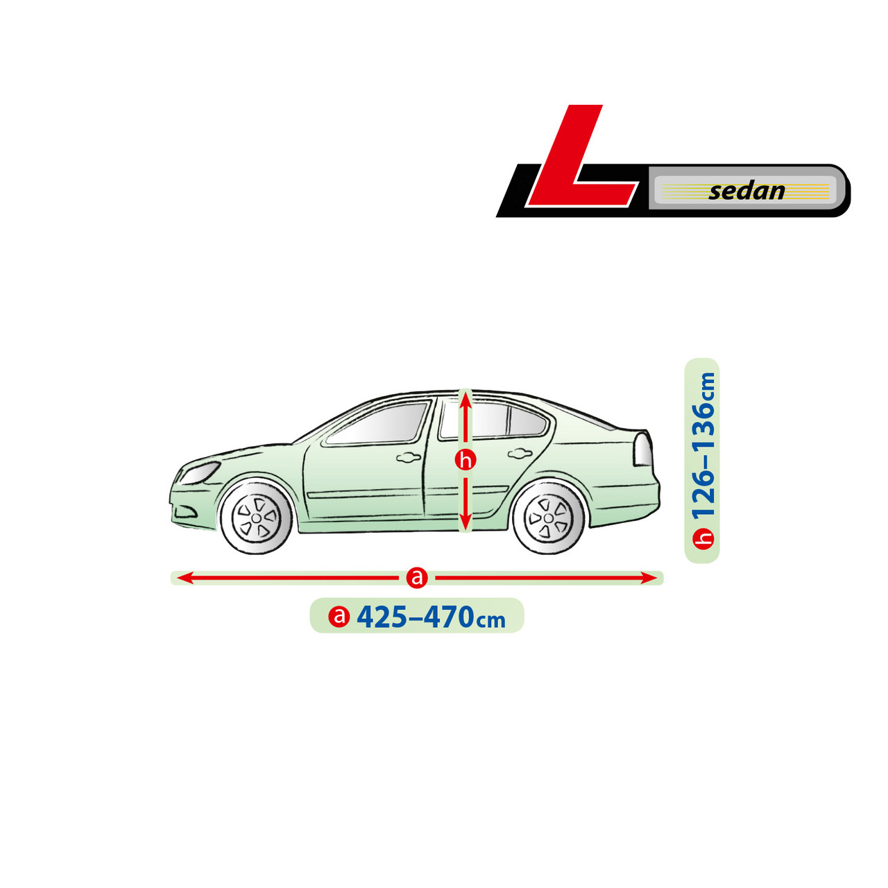 Чохол-тент для автомобіля PEUGEOT 408 Kegel-Blazusiak Mobile Garage L Sedan Сірий (5-4112-248-3020)