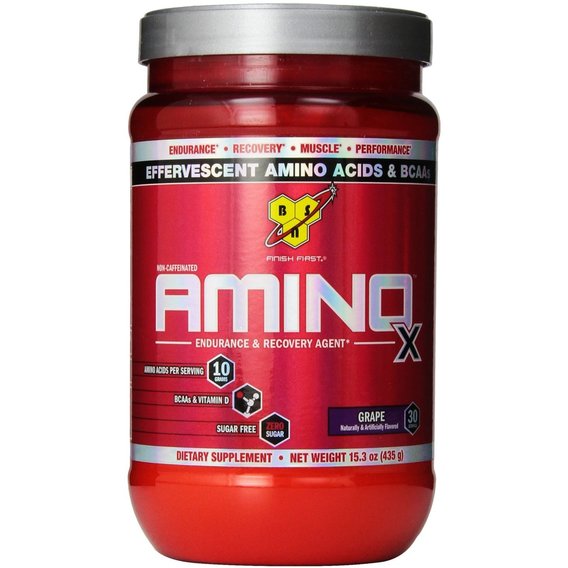 Аминокислота BCAA для спорта BSN Amino X 435 g /30 servings/ Grape