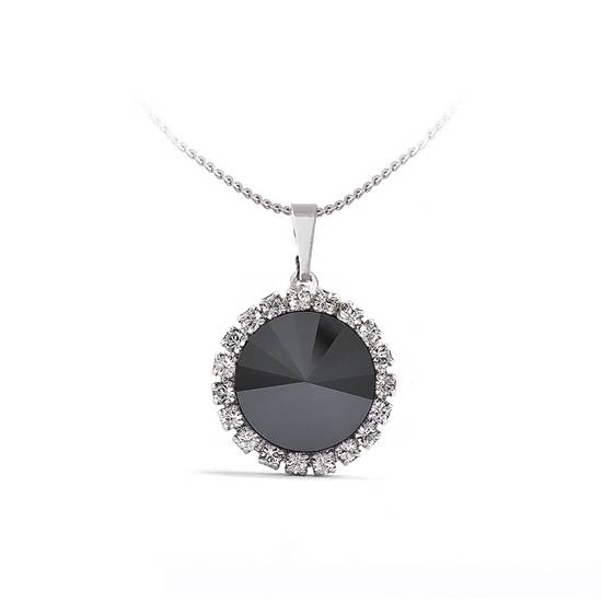 Підвіс з ланцюжком KOBI Rivoli Strass Ø 16 мм зі Swarovski (7430-3090-16-32)