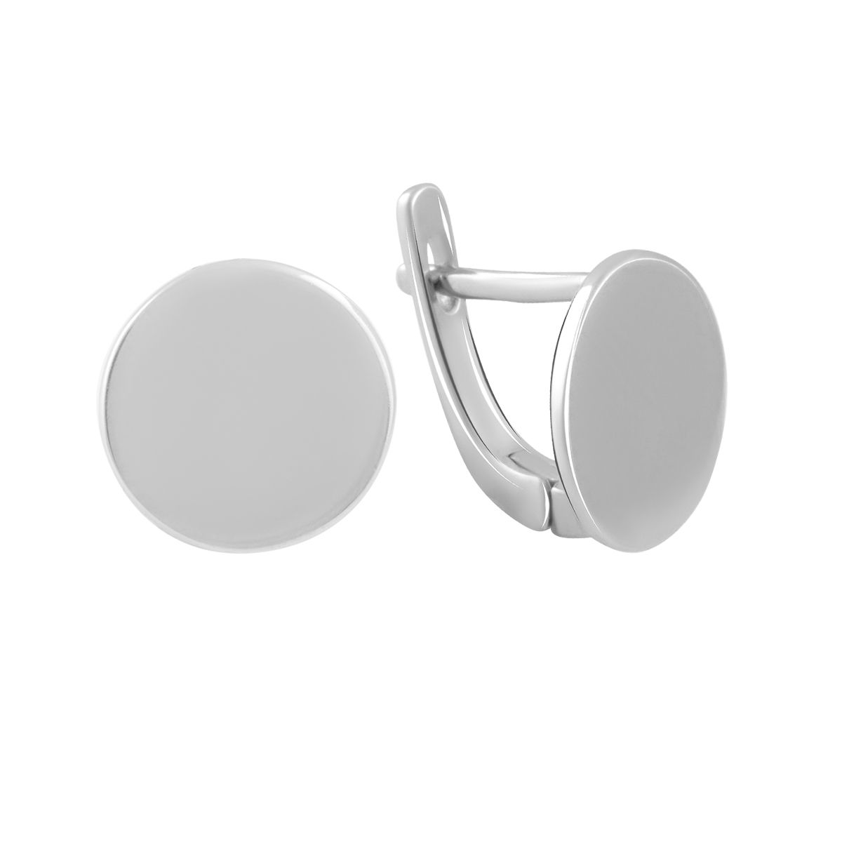 Срібні сережки-підвіски SilverBreeze без каменів (2082538)