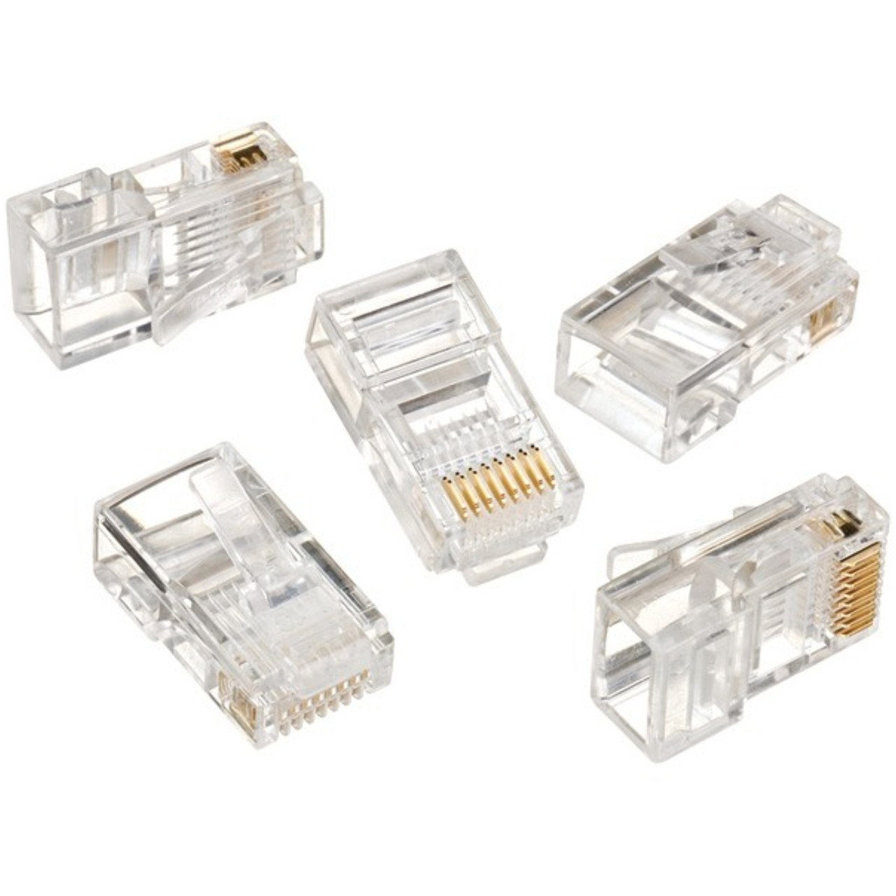 Конектор для обтиску неекранованого мережевого кабелю Lesko RJ-45 (147-8874)