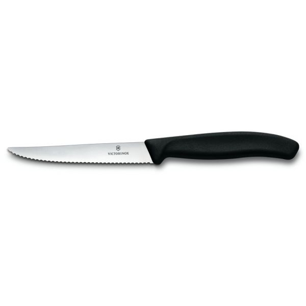 Кухонний ніж Victorinox SwissClassic для стейка серрейтор Чорний (6.7233.20)