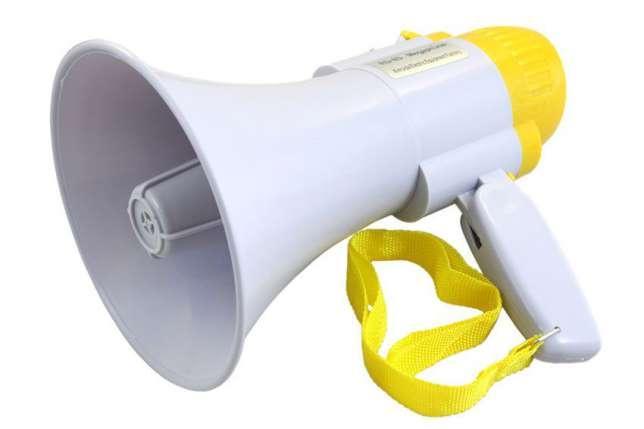 Гучномовець MEGAPHONE HW 8C Біло-жовтий (55500995)