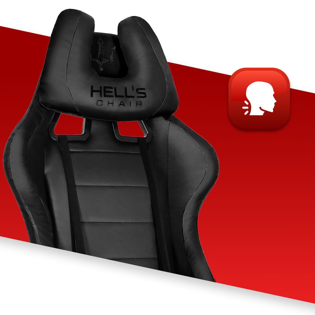 Комп'ютерне крісло Hell's HC-1039 екошкіра Black
