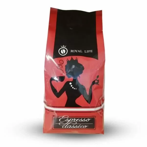 Кофе в зернах Royal-Life купаж Espresso Classico 70% арабика 30% робуста 1 кг