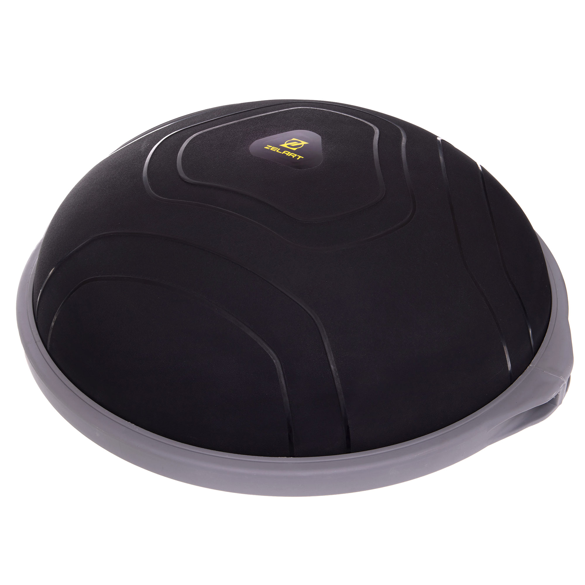 Полусфера для фитнеса Zelart BOSU FI-3584 Черный-серый