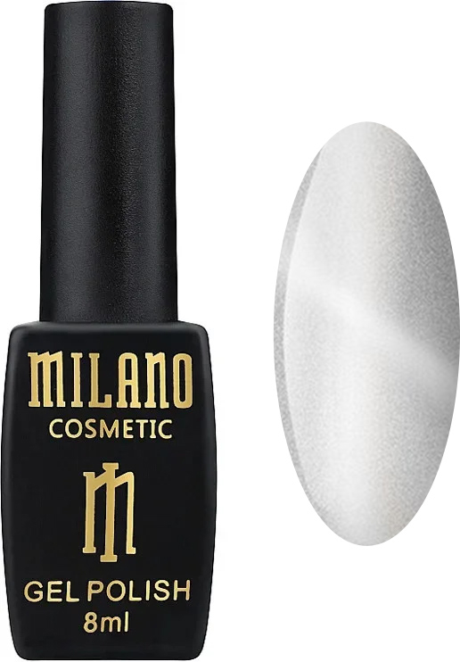 Гель-лак Milano №01 Cat Eyes Deluxe Серый 8 мл (61052)
