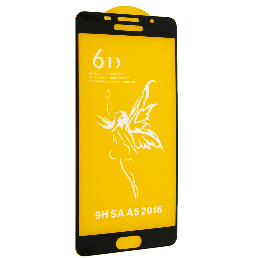 Захисне скло 6D Premium Glass 9H Full Glue для Samsung A5 2016 A510 Black (00005828)