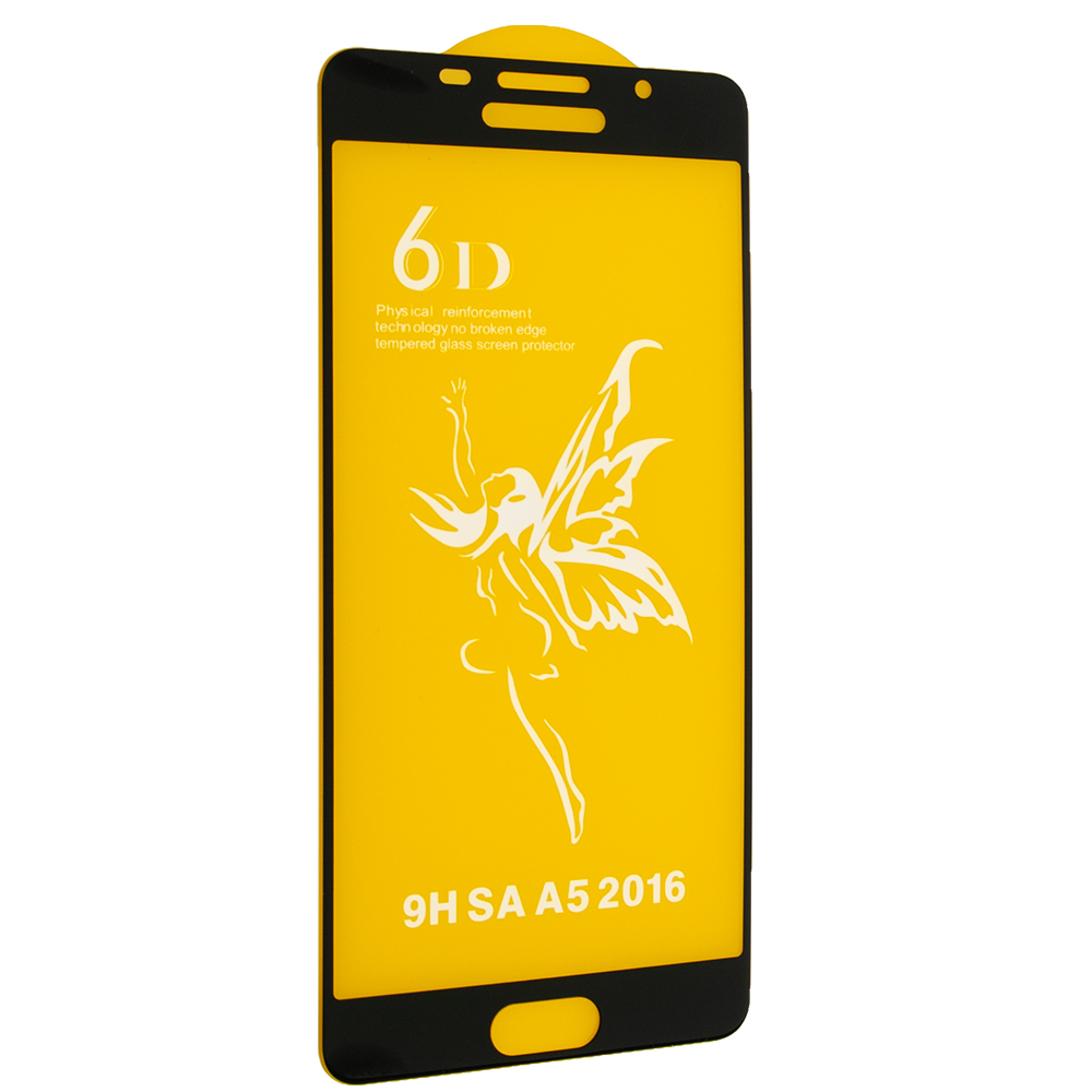 Защитное стекло 6D Premium Glass 9H Full Glue для Samsung A5 2016 A510 Black (00005828)