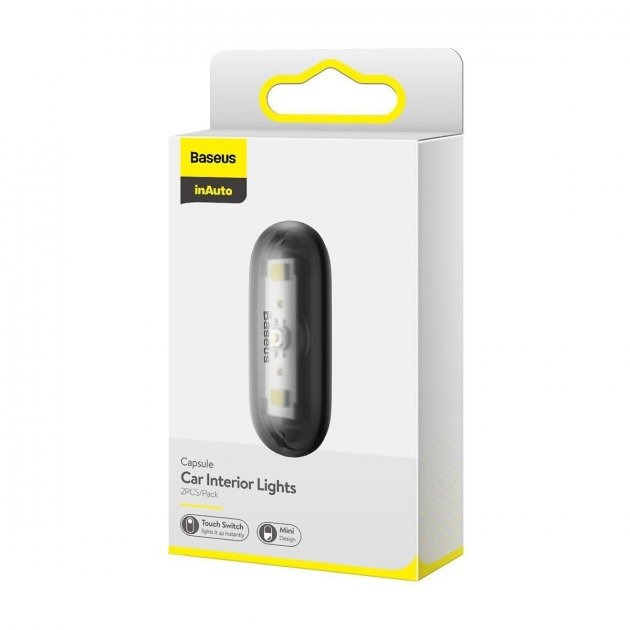 Автомобильная лампа Baseus Capsule Car Interior Lights DGXW-01 Черная