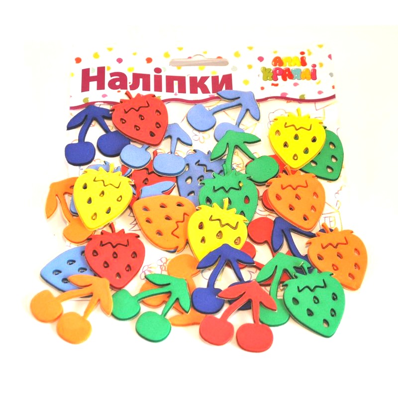 Набор мягких наклеек Ягоды Аплі Краплі (НМ-10)