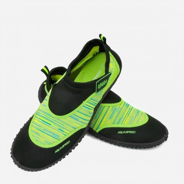 Аквашузы Aqua Speed AQUA SHOE MODEL 2B 6569 черный зеленый 37 673-2B 37