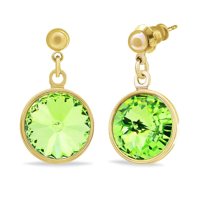 Сережки KOBI Rivoli Kolo 12 мм зі Swarovski (7740-1076-09-35)