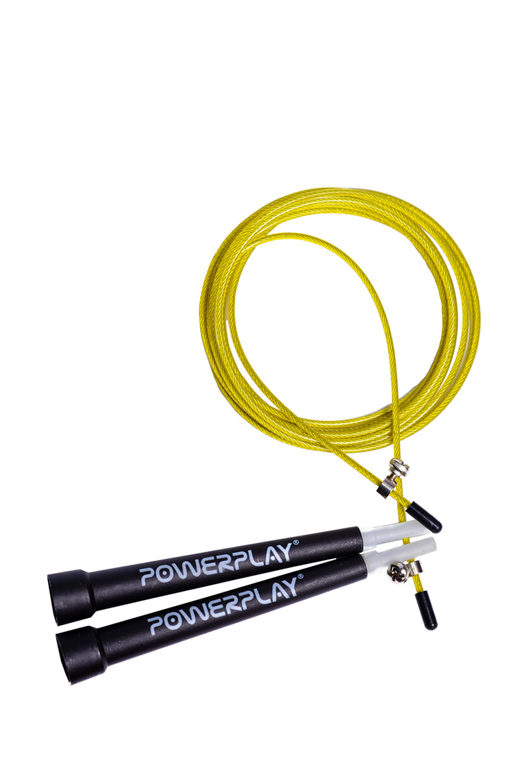 Скакалка швидкісна PowerPlay 4202 Жовта (PP_4202_Yellow)