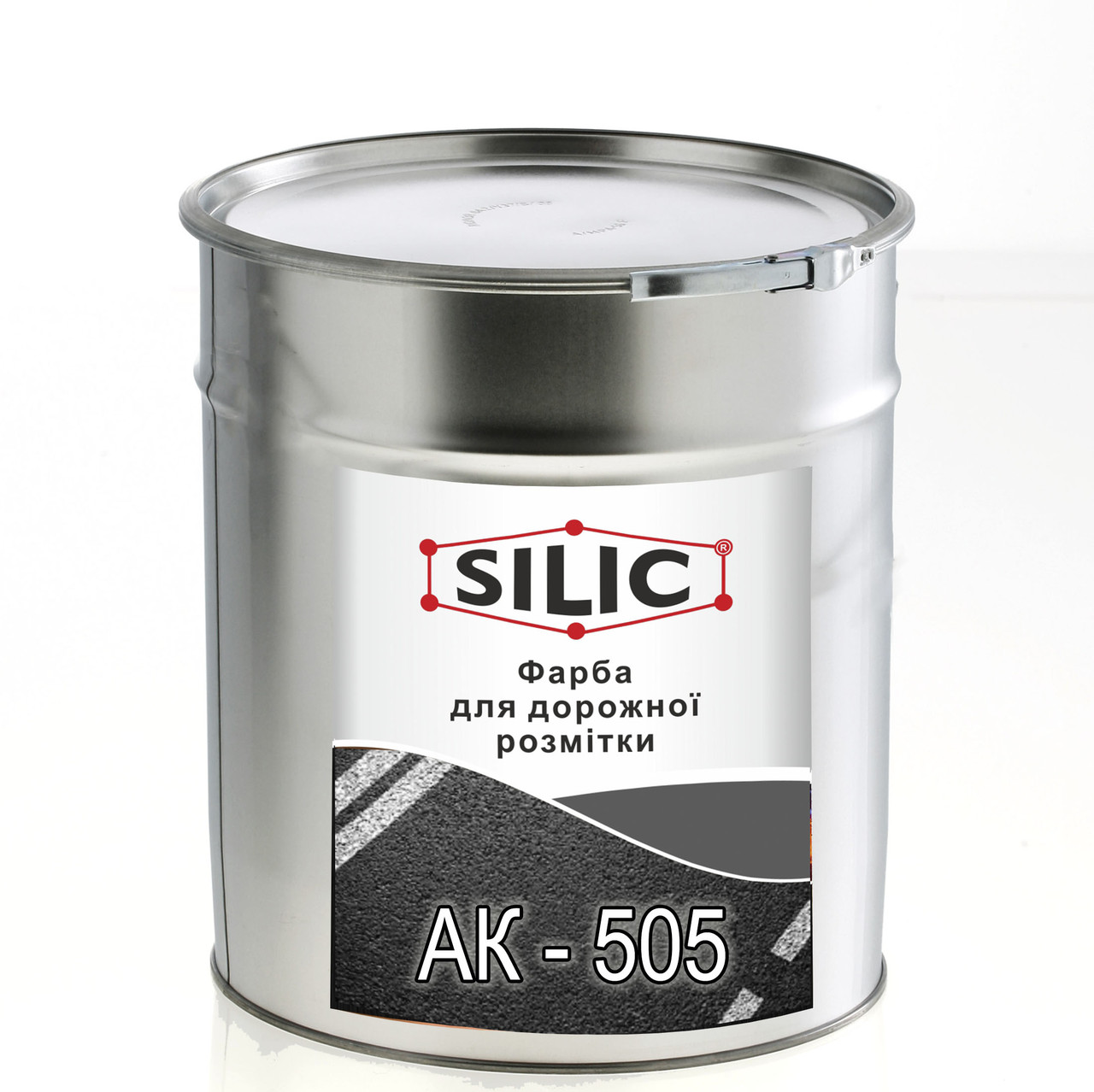 Фарба для дорожньої розмітки АК-505 Сілік-Україна 3 кг Сірий (AK505s)
