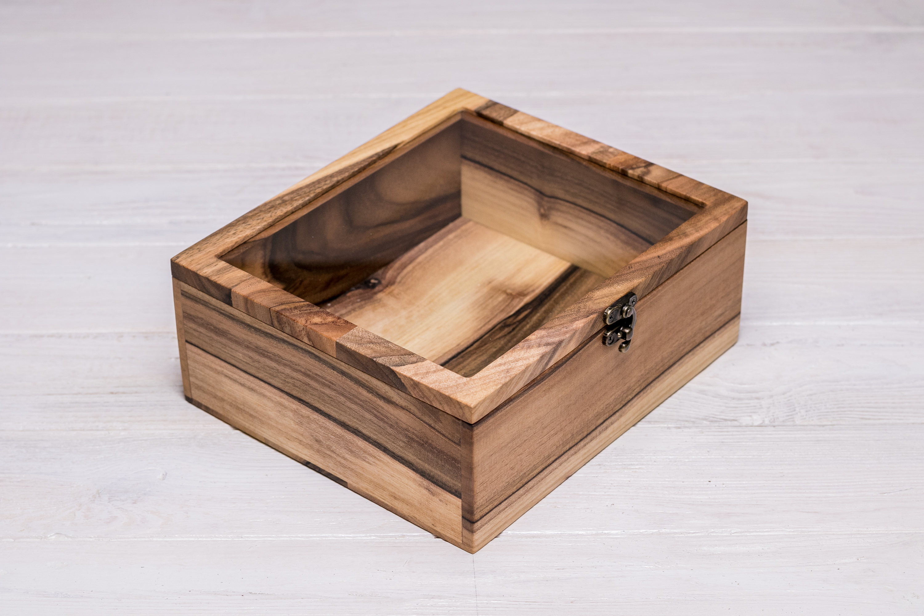 Деревянная коробочка бокс для подарков ecoWalnut 208x180x82 мм