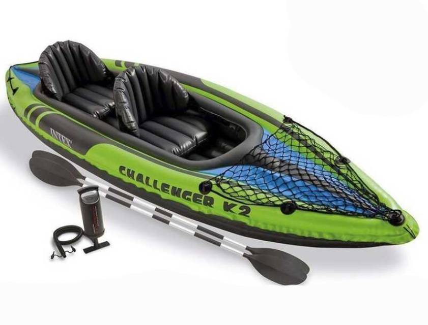 Лодка надувная Intex Challenger K4 Green (96768)
