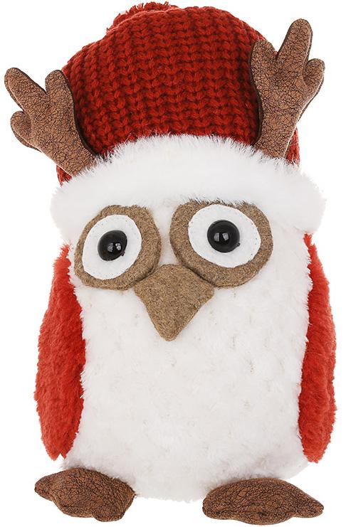Декоративная игрушка Owl in a New Year's hat 34 см BonaDi Разноцветный DP232226