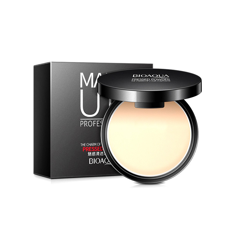 Матирующая пудра с зеркалом BIOAQUA Make Up Professional 10 г Тон №7 Tender Tone