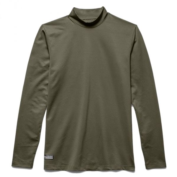 Кофта Under Armour ColdGear Infrared Tactical Fitted Mock Olive S Оливковий (1244393OD)