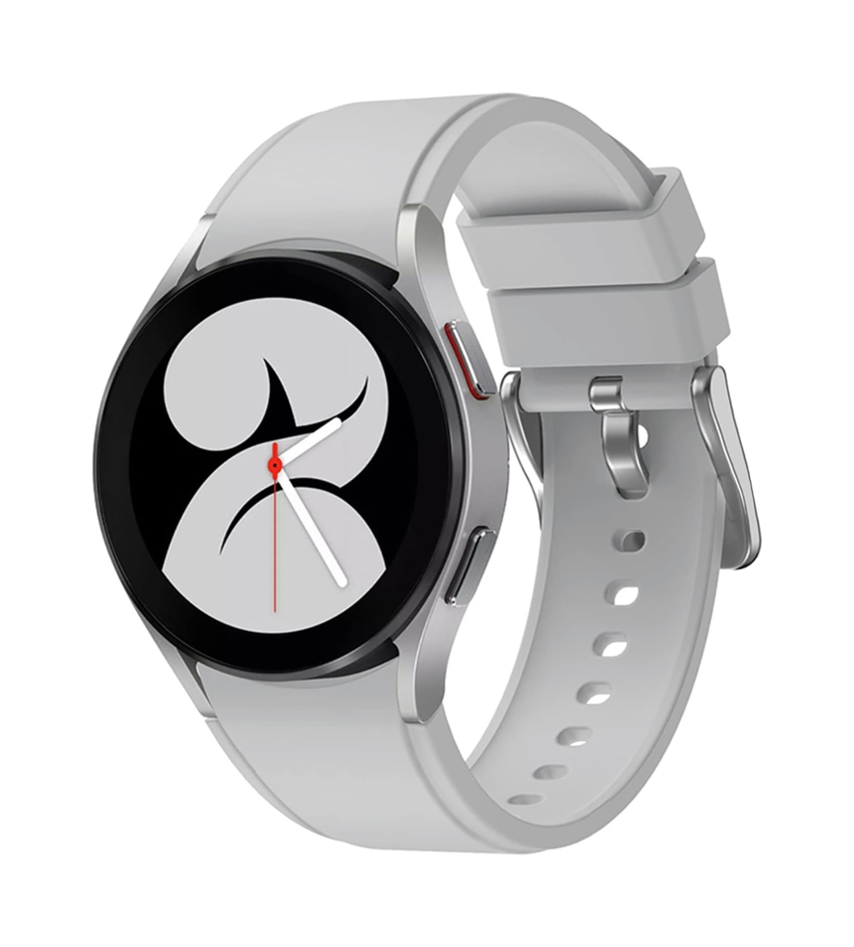 Ремешок силиконовый для смарт часов BeWatch Four Samsung Galaxy Watch 4 / 5 / Pro Серый (0133310)