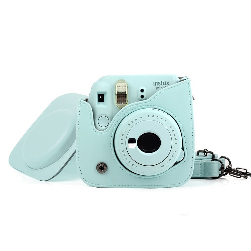 Чохол-кейс для камери моментального друку Fujifilm Instax Mini 9 Caiul Блакитний (CA-B01)