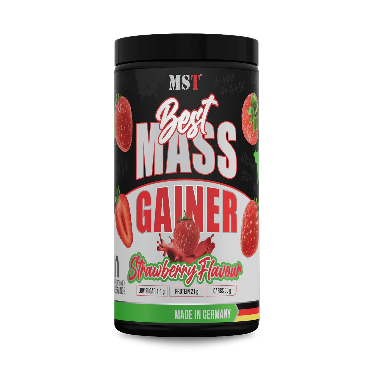 Гейнер MST Best Mass Gainer 1 кг Клубника (2469673887)