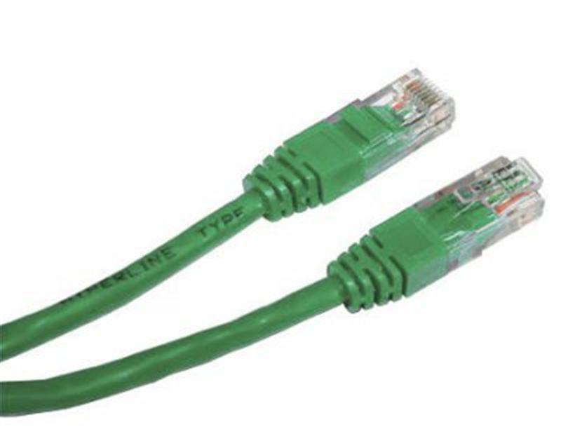 Патч-корд UTP Cablexpert PP12-2M/G литий 50u" штекер із клямкою 2 м зелений
