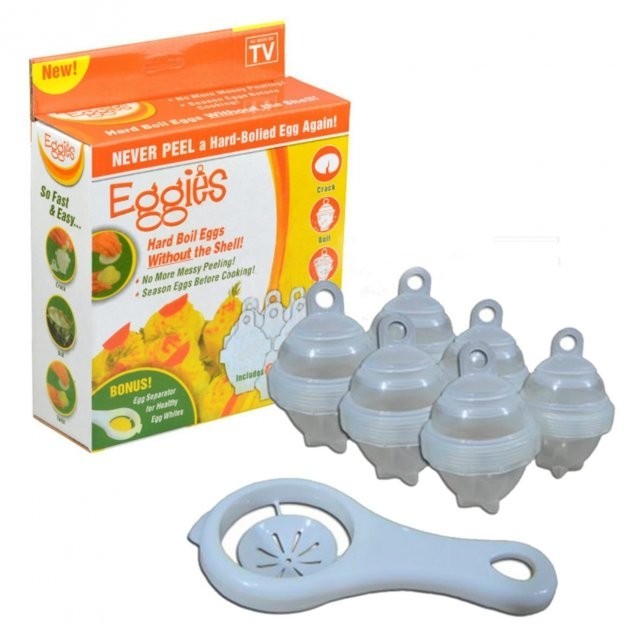 Набір форм для варіння яєць без шкаралупи Eggies 6 шт