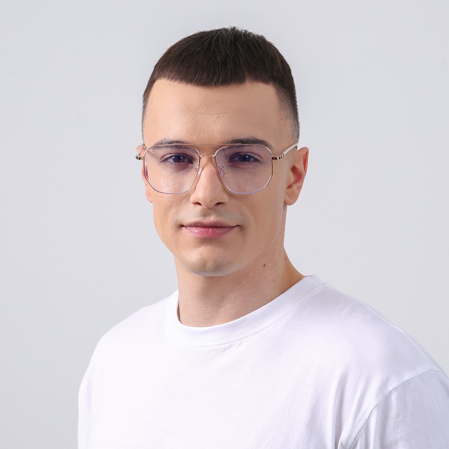 Очки для компьютера LuckyLOOK Blue Blocker Фэшн-классика Золотистый 754-751